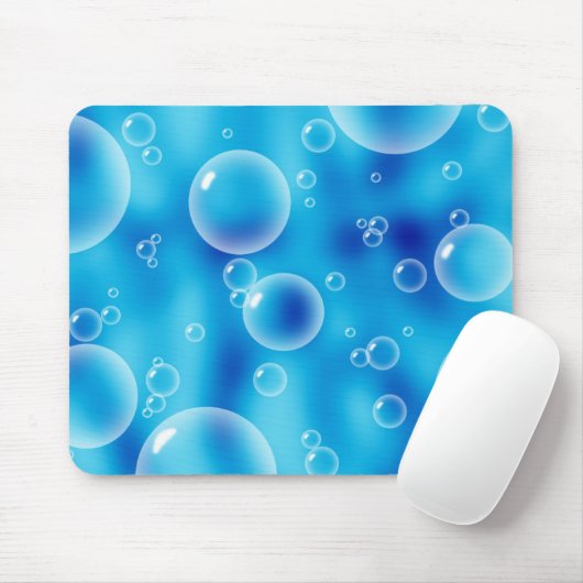 Big Bouncing Blue Bubbles Muismat (Met muis)