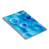 Big Bouncing Blue Bubbles Notitieboek (Rechterzijde)