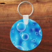 Big Bouncing Blue Bubbles Sleutelhanger (Voorkant)