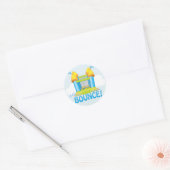 Big Bouncy Bounce House Verjaardagszegel Sticker (Envelop)