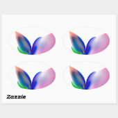 Big Bow Cadebox Ovale Sticker (Vel)