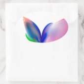 Big Bow Cadebox Ovale Sticker (Tas)