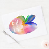 Big Bow Cadebox Ovale Sticker (Envelop)