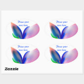 Big Bow Cadebox Ovale Sticker (Vel)