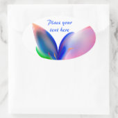 Big Bow Cadebox Ovale Sticker (Tas)