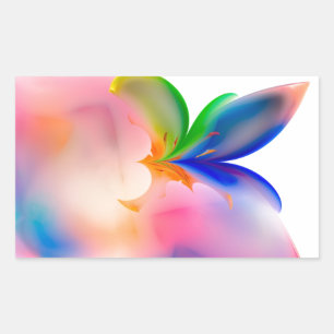 Big Bow Cadebox Rechthoekige Sticker