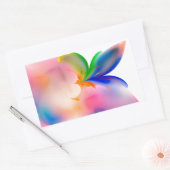 Big Bow Cadebox Rechthoekige Sticker (Envelop)