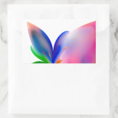Big Bow Cadebox Rechthoekige Sticker (Tas)