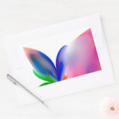 Big Bow Cadebox Rechthoekige Sticker (Envelop)