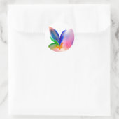 Big Bow Cadebox Ronde Sticker (Tas)