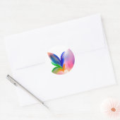 Big Bow Cadebox Ronde Sticker (Envelop)