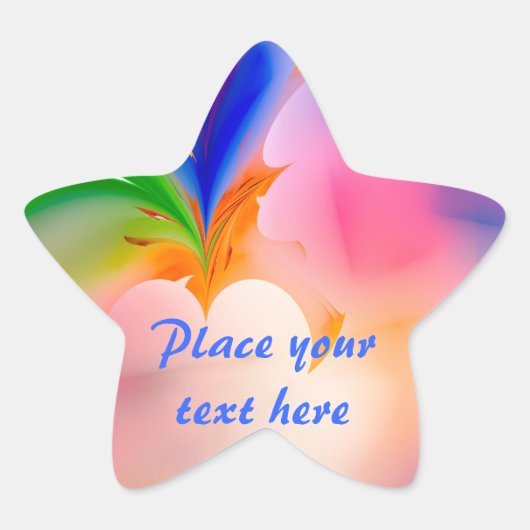 Big Bow Cadebox Ster Sticker (Voorkant)