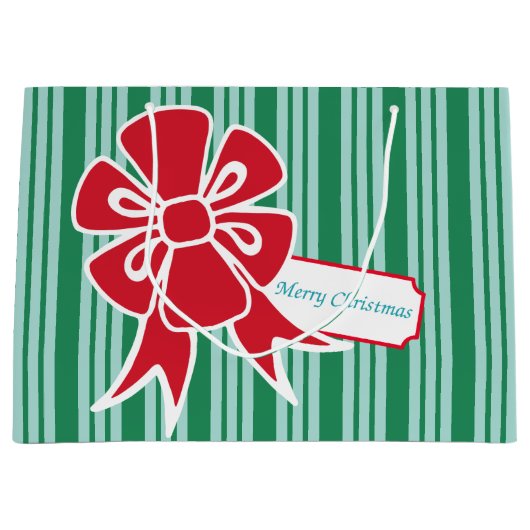 Big Bow Gift Bag Groot Cadeauzakje (Voorkant)