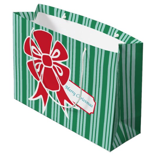 Big Bow Gift Bag Groot Cadeauzakje (Achterkant Gekanteld)