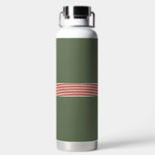 Big Bow of Striped Ribbon Waterfles (Achterkant)