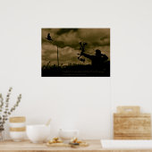 Big Bow Pheasant Hunting Poster (Keuken)