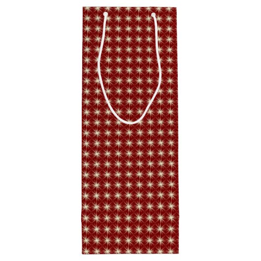 Big Bow Red Kerstfeestdag Wine Bag Wijn Cadeautas (Achterkant)