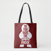 Big Box Board Gamer Tabletop Vraag Tote Bag (Voorkant)