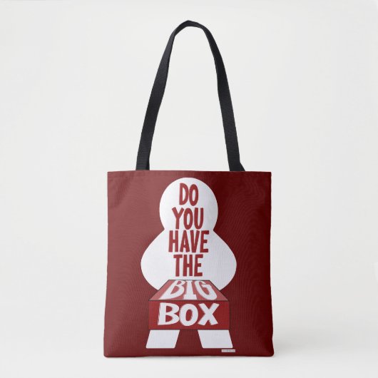 Big Box Board Gamer Tabletop Vraag Tote Bag (Voorkant)