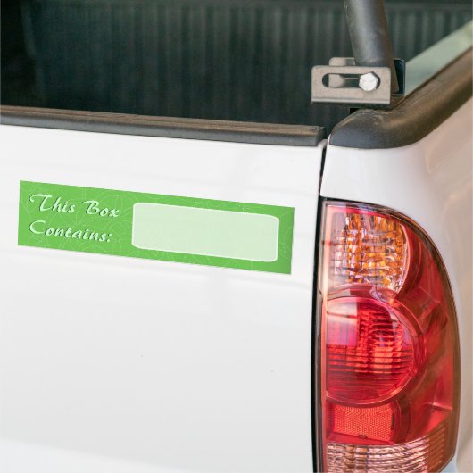Big Box-label Bumpersticker (Op Truck)