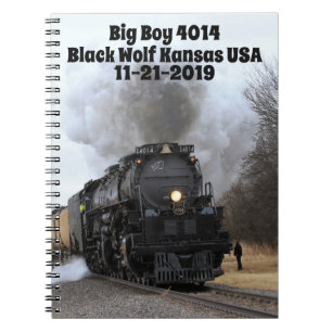 Big Boy 4014 Black Wolf Kansas Notitieboek