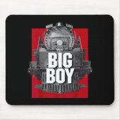 Big Boy 4014 Clic Steam Engine Retro Locomotive Ra Muismat (Voorkant)