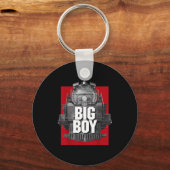 Big Boy 4014 Clic Steam Engine Retro Locomotive Ra Sleutelhanger (Voorkant)