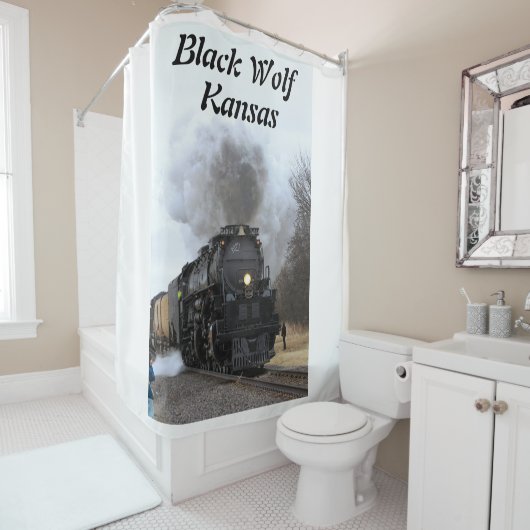 Big Boy 4014 Douchegordijn (In situ)