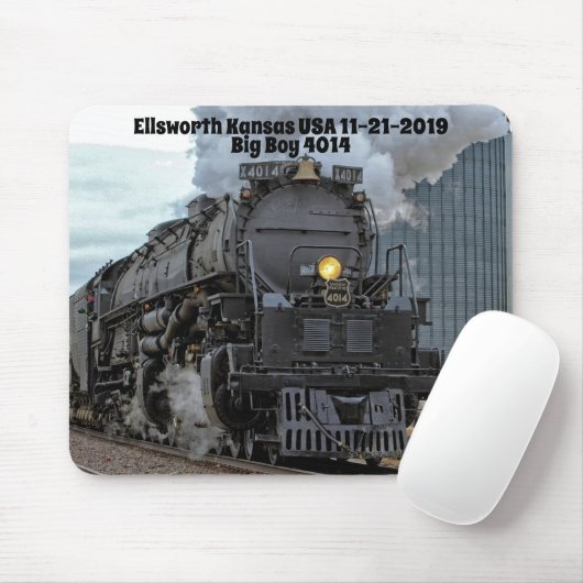 Big Boy 4014 Ellsworth Kansas Muismat (Met muis)