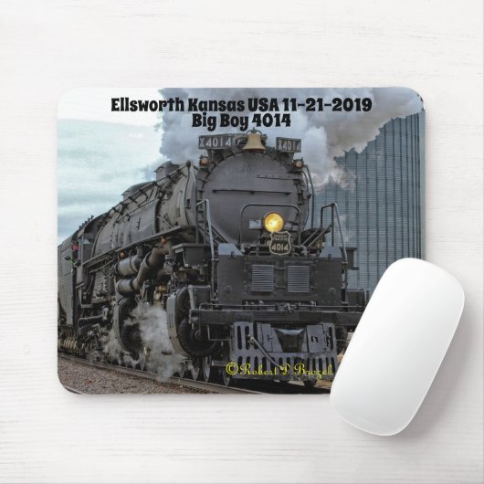 Big Boy 4014 Ellsworth Kansas Muismat (Met muis)