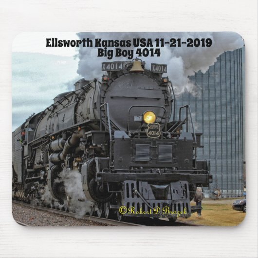 Big Boy 4014 Ellsworth Kansas Muismat (Voorkant)