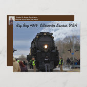 Big Boy 4014 Ellsworth Kansas USA Briefkaart (Voorkant / Achterkant)