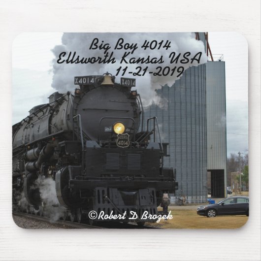 Big Boy 4014 Ellsworth Kansas USA Muismat (Voorkant)
