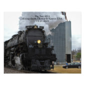 Big Boy 4014 in Kansas Foto Afdruk (Voorkant)