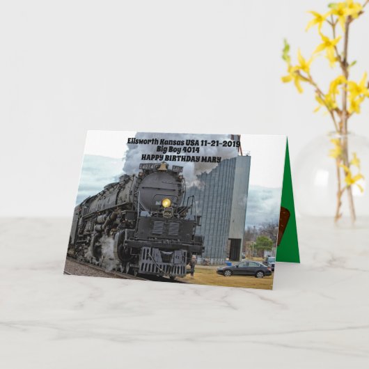 Big Boy 4014 Kaart (Gele Bloem)