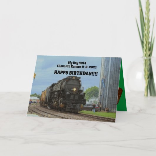 Big Boy 4014 Kaart (Voorkant)