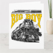 Big Boy 4014 Steam Loco. Union Pacific Class 4000 Bedankkaart (Voorkant)