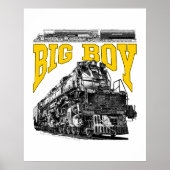 Big Boy 4014 Steam Loco. Union Pacific Class 4000 Poster (Voorkant)