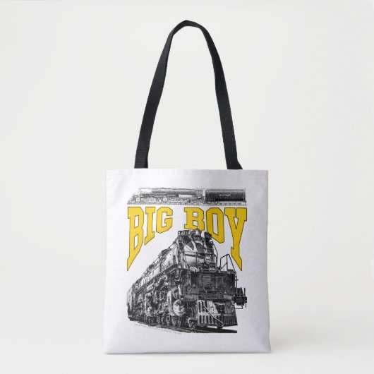 Big Boy 4014 Steam Loco. Union Pacific Class 4000 Tote Bag (Voorkant)