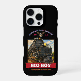 Big Boy 4014 Steam Locomotive Vintage Illustration iPhone 16 Pro Hoesje
