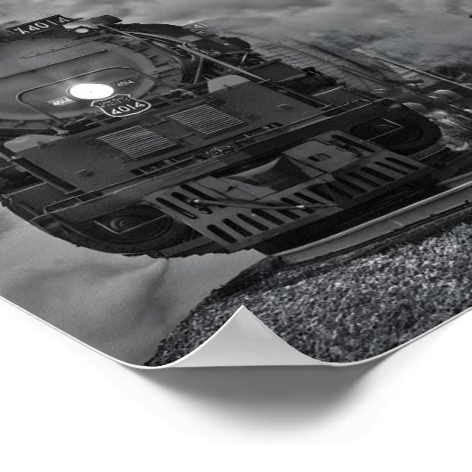 Big Boy 4014 stoommachine Poster (Hoek)