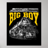 Big Boy 4014 Union Pacific Class 4000. Steam Loco. Poster (Voorkant)