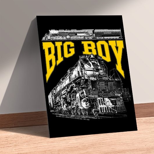 Big Boy 4014 Union Pacific Class 4000. Steam Loco. Poster
