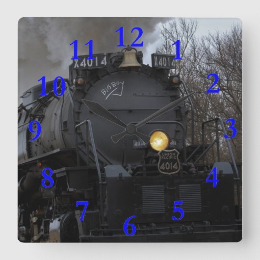 Big Boy 4014 Vierkante Klok (Voorkant)