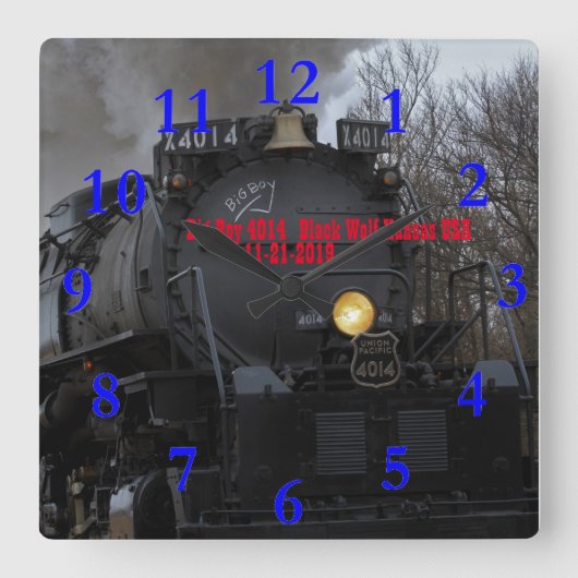 Big Boy 4014 Vierkante Klok (Voorkant)