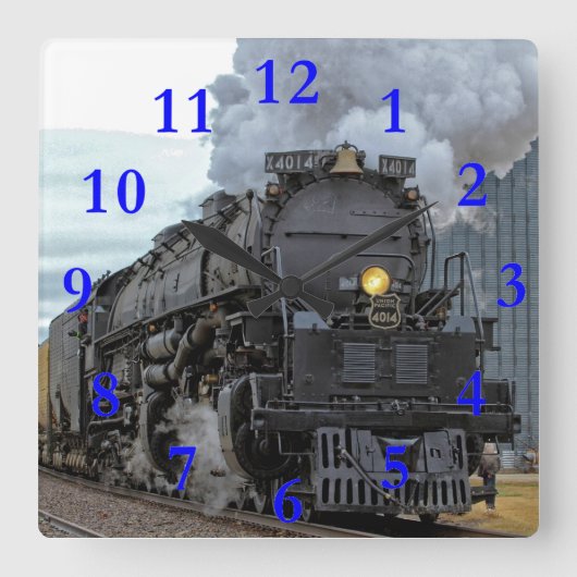 Big Boy 4014 Vierkante Klok (Voorkant)