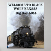 Big Boy 4014 welkom in Kansas Poster (Voorkant)