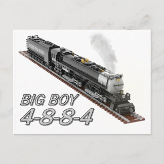 Big Boy 4-8-8-4 Locomotief Ansichtkaart Briefkaart