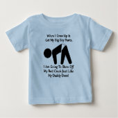 Big Boy Butt Crack Broek Peuter T-shirt (Voorkant)