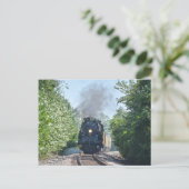 Big Boy No. 4014 Steam Locomotive Briefkaart (Staand voorkant)
